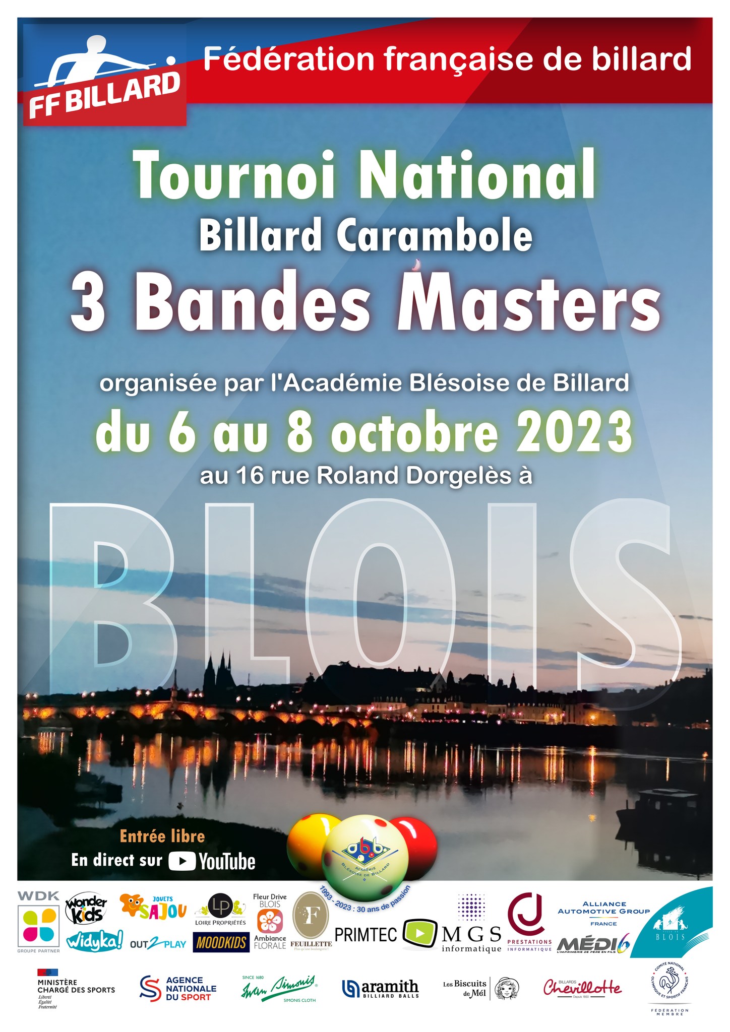 AB Blois TN 3Bandes Masters 2023