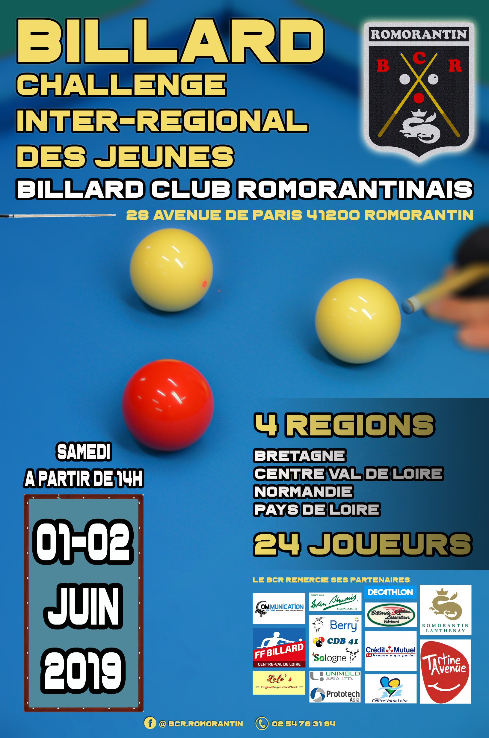 Challenge Inter Régional des Jeunes Les 1 et 2 06 2019 Romorantin