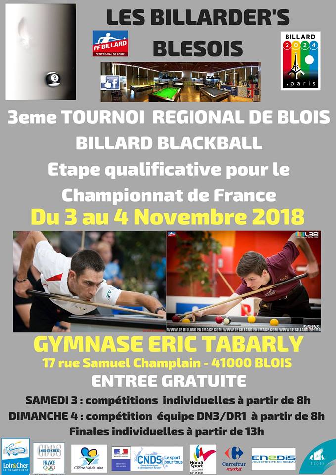 LBCVL BlackBall TR1 des 3 et 4 11 2018 Blois